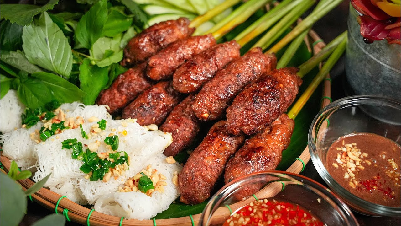 1. Nem Bò Nướng Sả